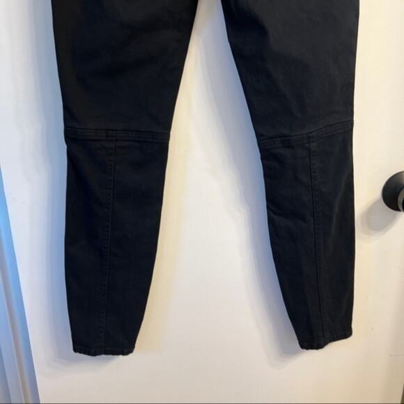 Anthropologie Black Slim Utility Cargo Pants Size 26 - Picture 8 of 10